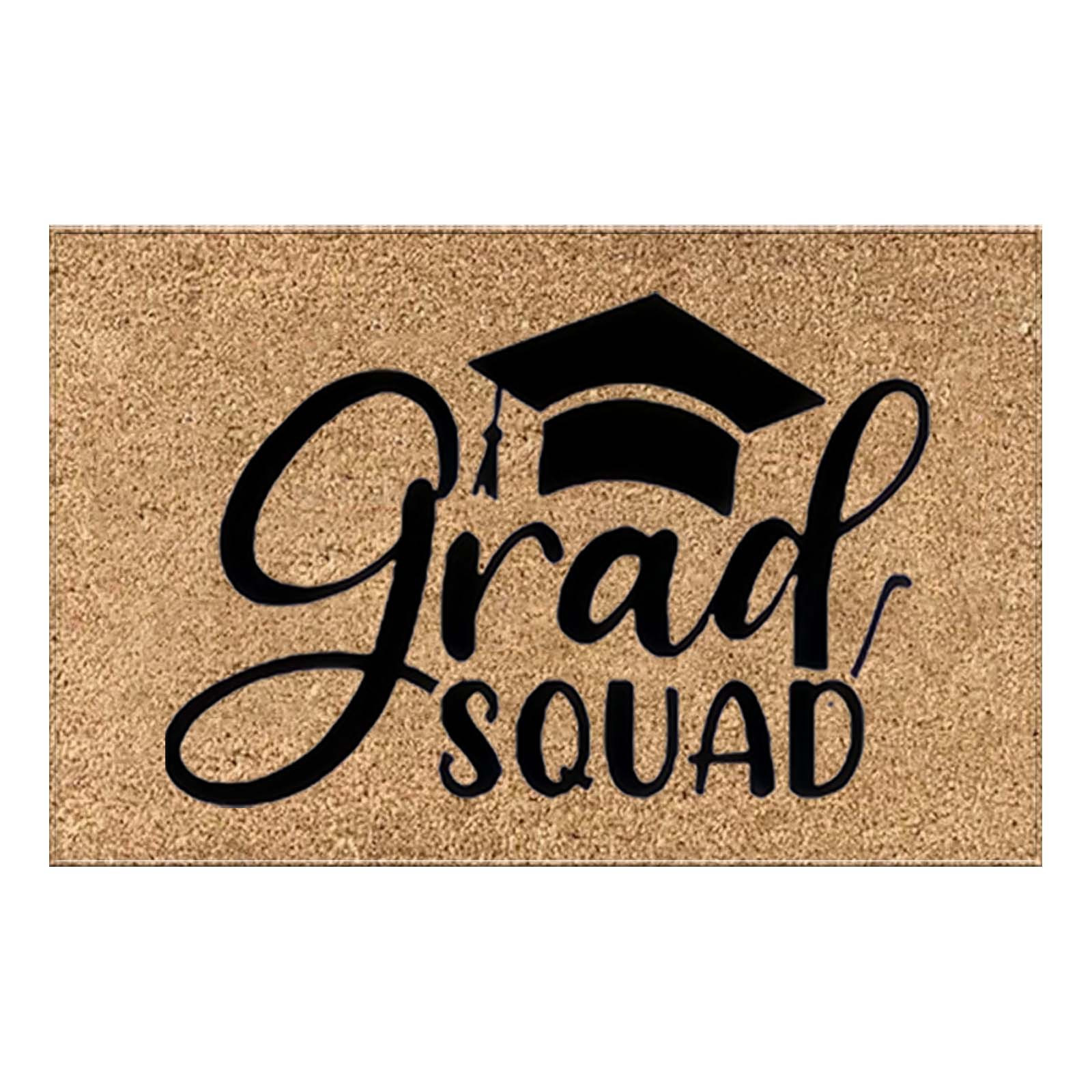 ASEIDFNSA Bathroom Rugs Machine Washable Rugs for Shower Floor, Bathroom Runner Bathmat Accessories Decor Non Slip Plush Shaggy Bath Carpet Make A Statement with A Fashionable Graduation Season Gray